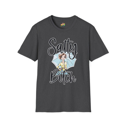Salty Bitch Graphic T-Shirt | Funny Bold Attitude Tee by Subbin4Sanity
