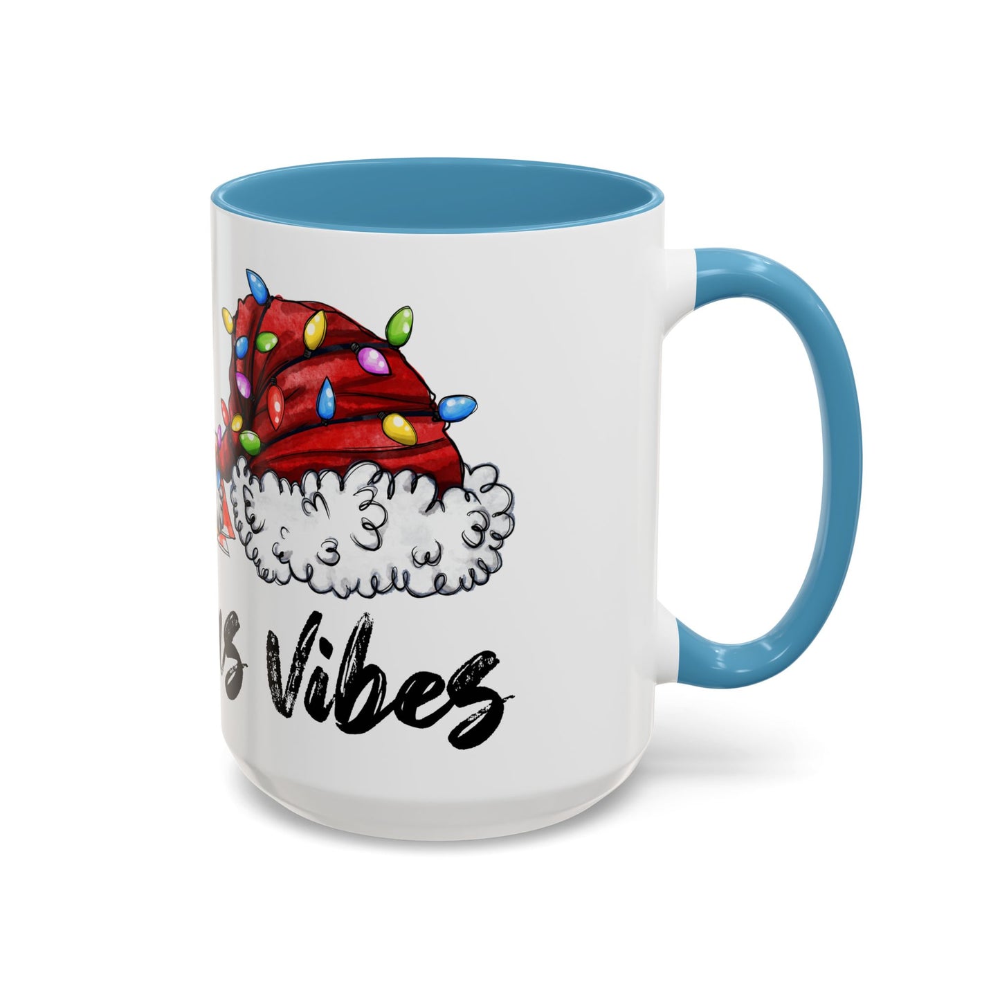 Christmas Coffee Mug, 11oz, "Christmas Vibes"