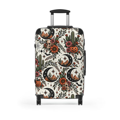 Desert Moonlight Suitcase | Boho Halloween Luggage by Subbin4Sanity
