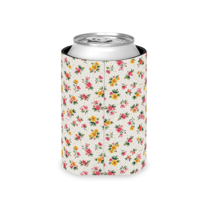 Wildflower Sprinkle Pattern – Splatter Bloom Collection — Lightweight Foam Grip Lined Koozie