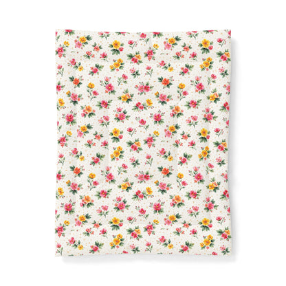Wildflower Sprinkle Pattern – Splatter Bloom Collection – Comforter