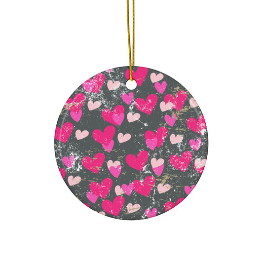 Valentines Ceramic Ornament (1pc, 3pcs, 5pcs, 10pcs)