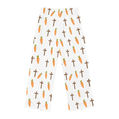 Carrot & Cross Women's Pajama Pants — Cozy Easter/Spring Sleepwear