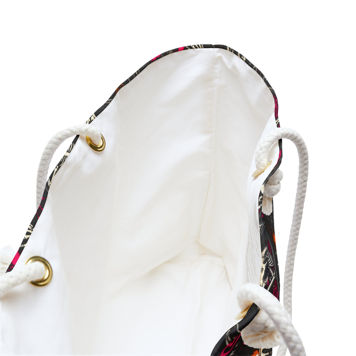 Dead & Unbothered Weekender Bag | Skull & Rose Halloween Travel Bag by Subbin4Sanity