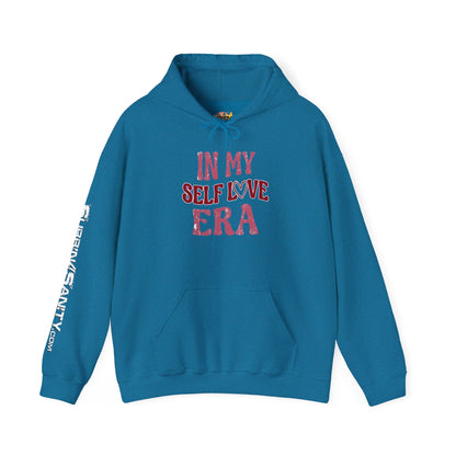 "In My Self Love Era" Valentines Hoodie – Cute Graphic Pullover | Unisex Cozy Valentine’s Day Hoodie