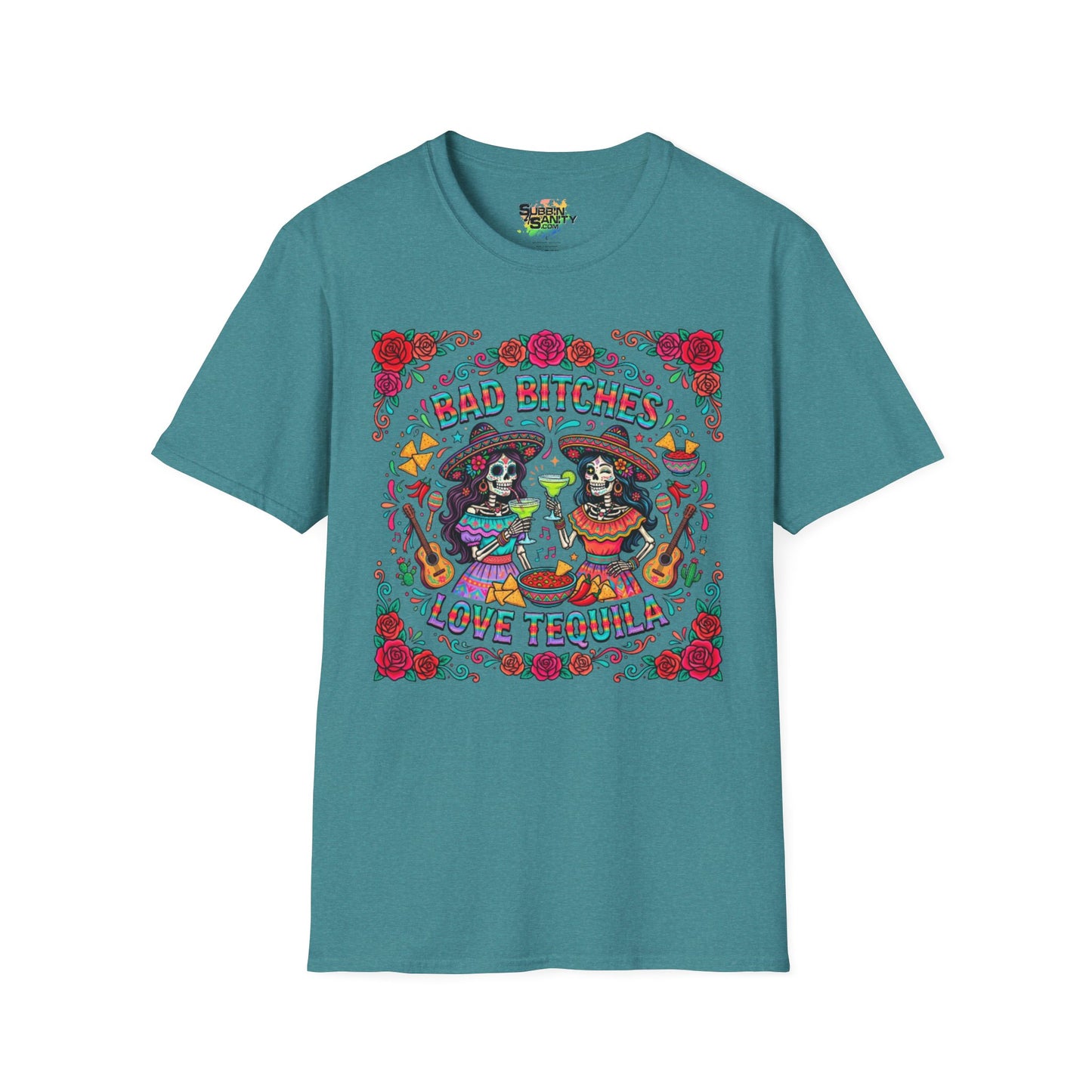 "Bad Bitches Love Tequila" | Unisex Softstyle T-Shirt