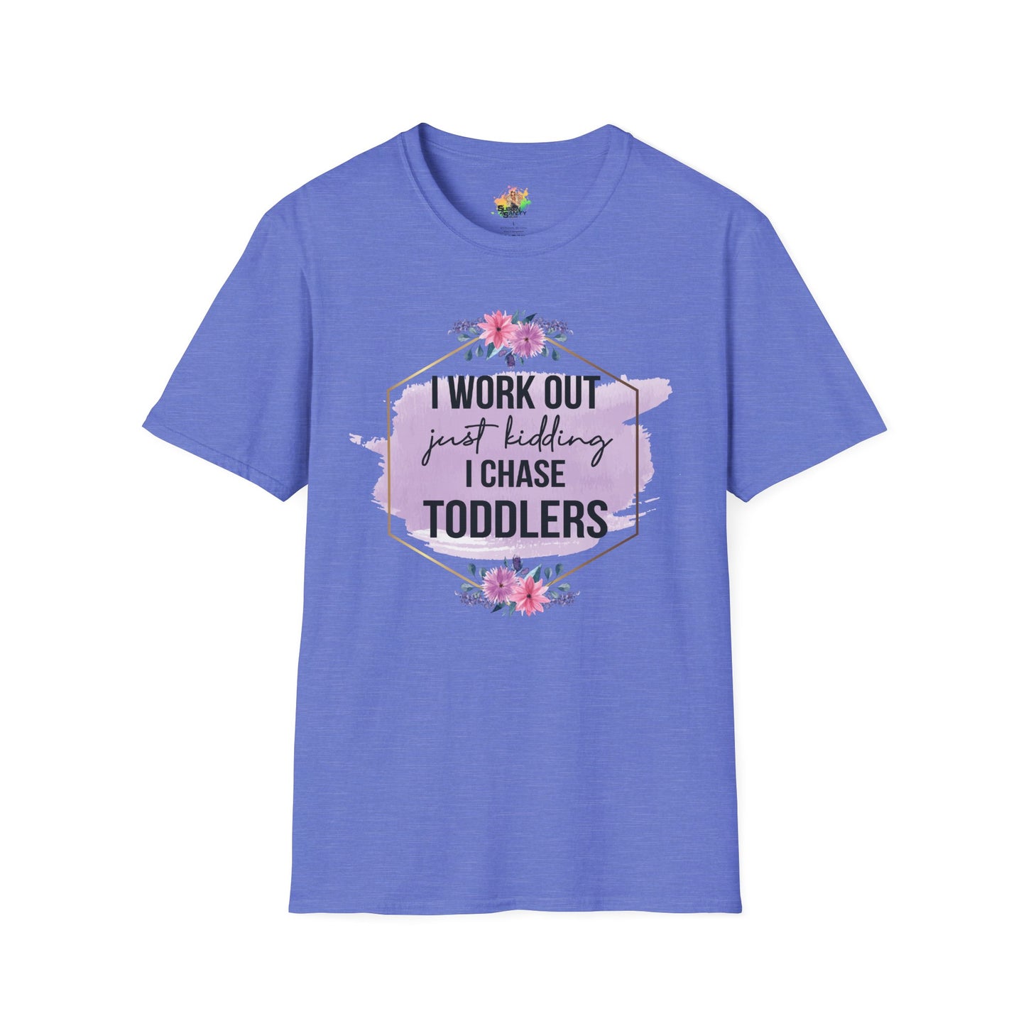 I Chase Toddlers Graphic T-Shirt | Funny Parenting Life Statement Tee by Subbin4Sanity