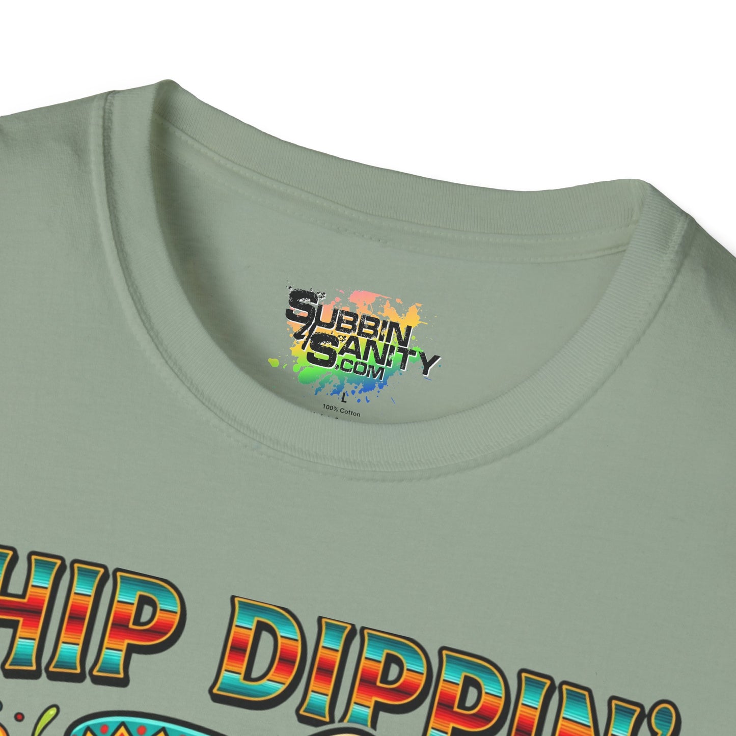 "Chip Dippin Margarita Sippin" (Square) | Unisex Softstyle T-Shirt