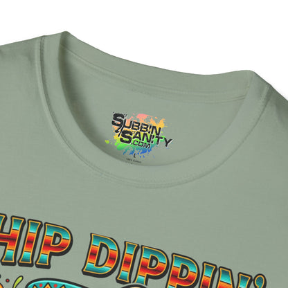 "Chip Dippin Margarita Sippin" (Square) | Unisex Softstyle T-Shirt