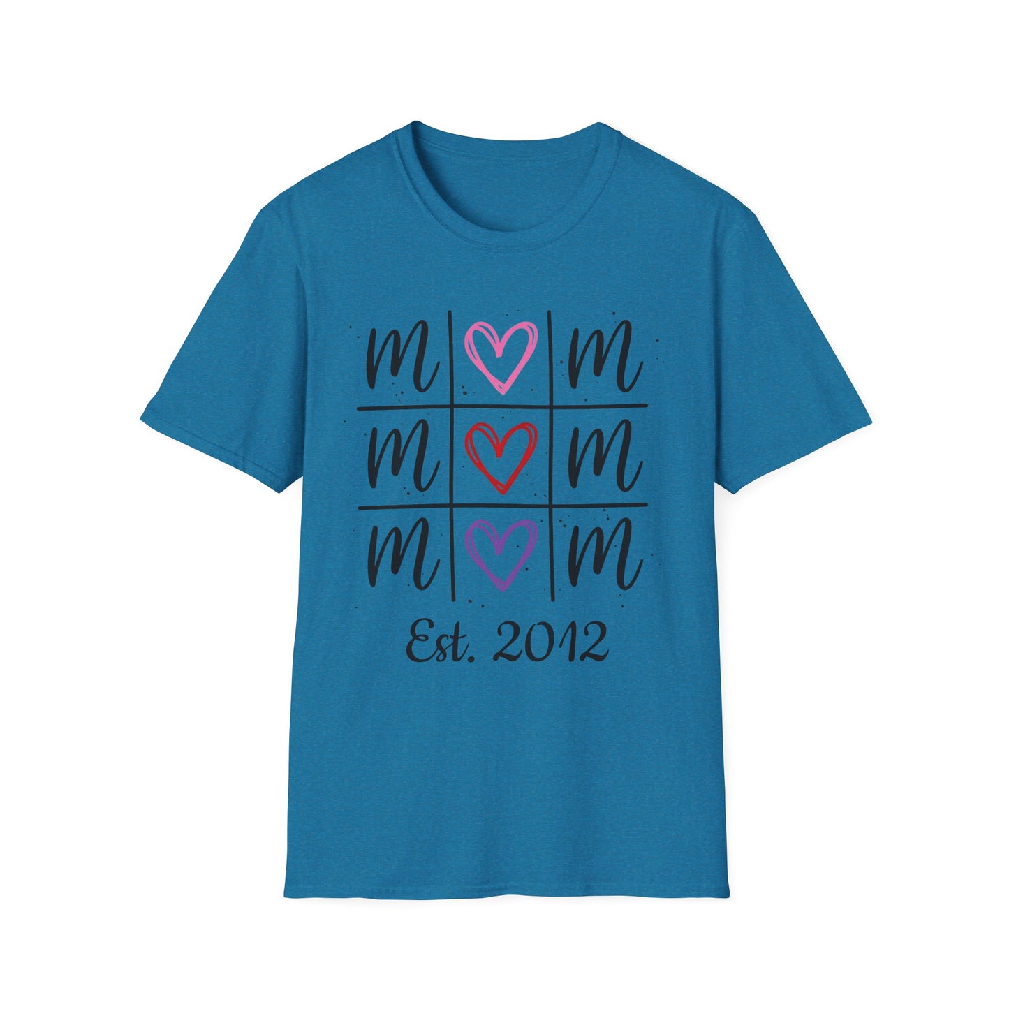"Tik-Tak-Toe MoM" | Customizable Unisex Softstyle T-Shirt