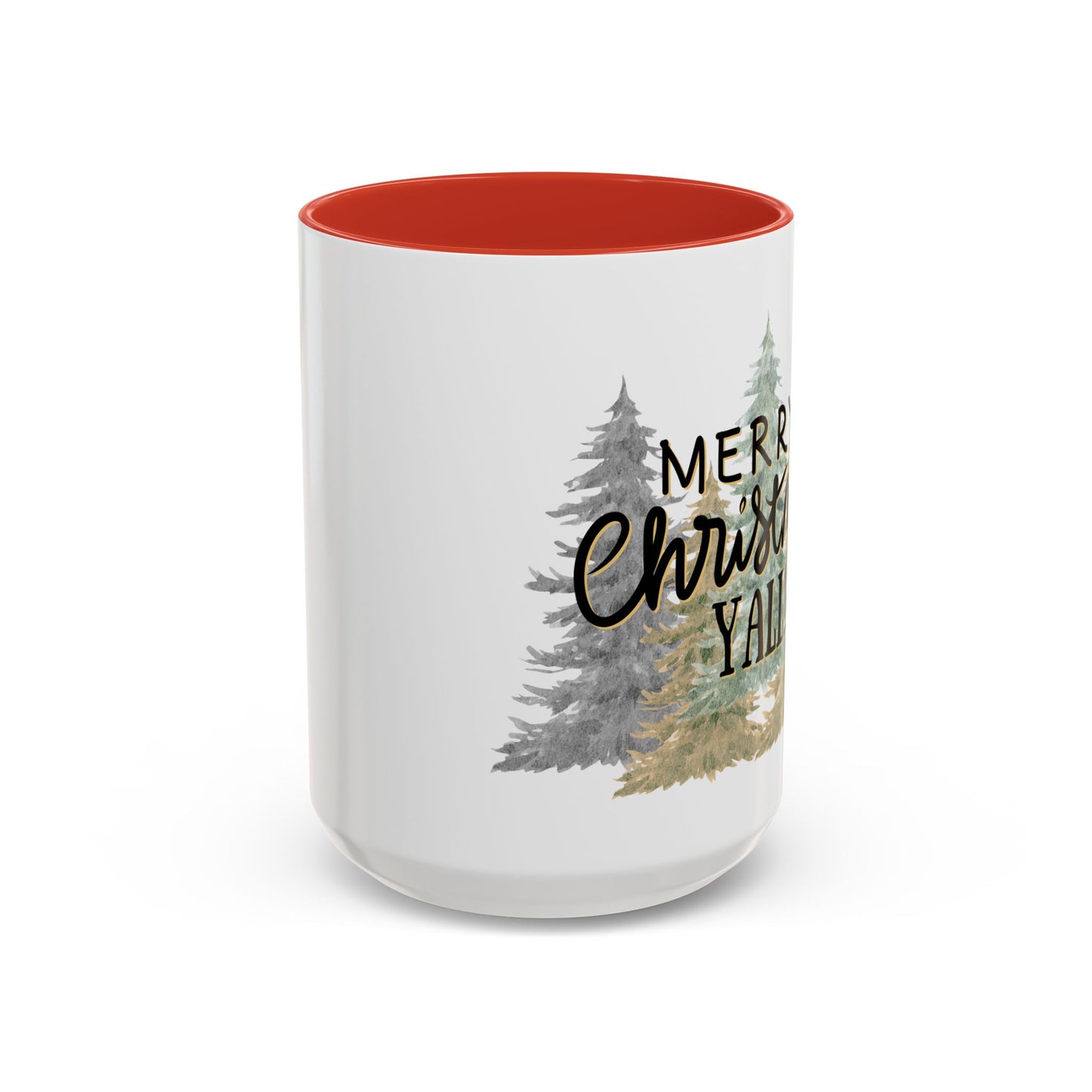 Christmas Coffee Mug, 11oz, "Merry Christmas Yall"