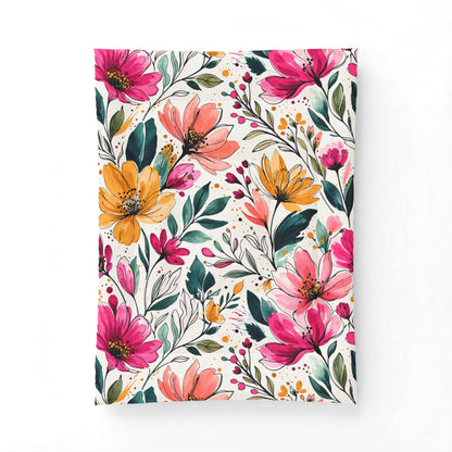 Wildflower Garden Stripe Pattern – Splatter Bloom Collection – Comforter