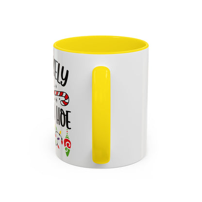 Christmas Coffee Mug, 11oz, "Most likely to deck a Hoe"