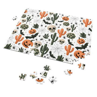 Halloween Puzzle with Tin Box