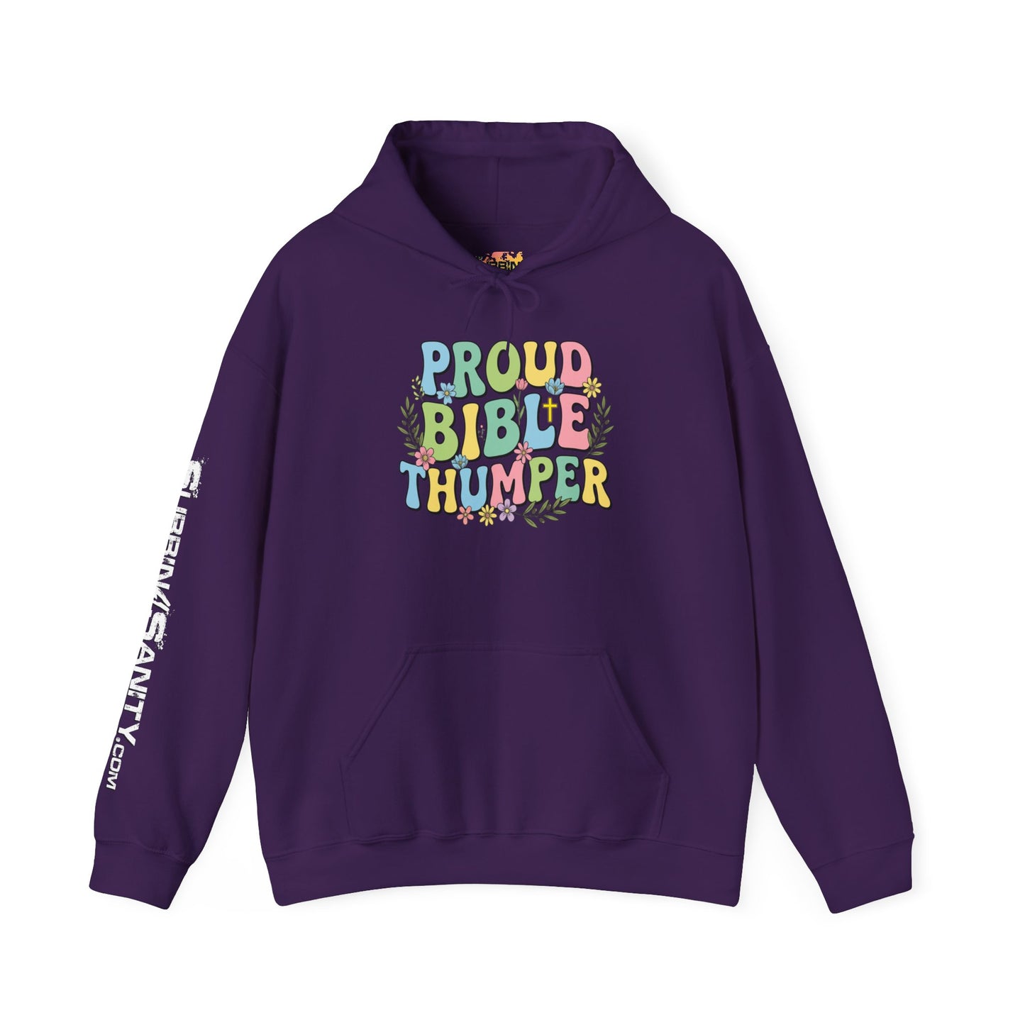 Proud Bible Thumper Multicolor Spring Easter Faith Hoodie