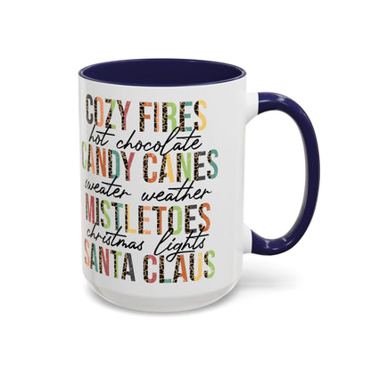 Christmas Coffee Mug, 11oz, Sweater Weather Quote -