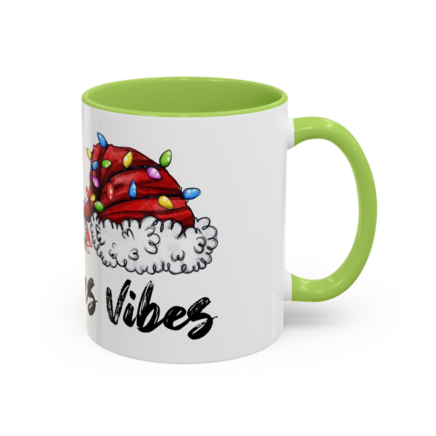 Christmas Coffee Mug, 11oz, "Christmas Vibes"