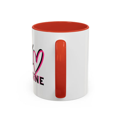 XOXO Valentine Accent Coffee Mug — 11oz & 15oz
