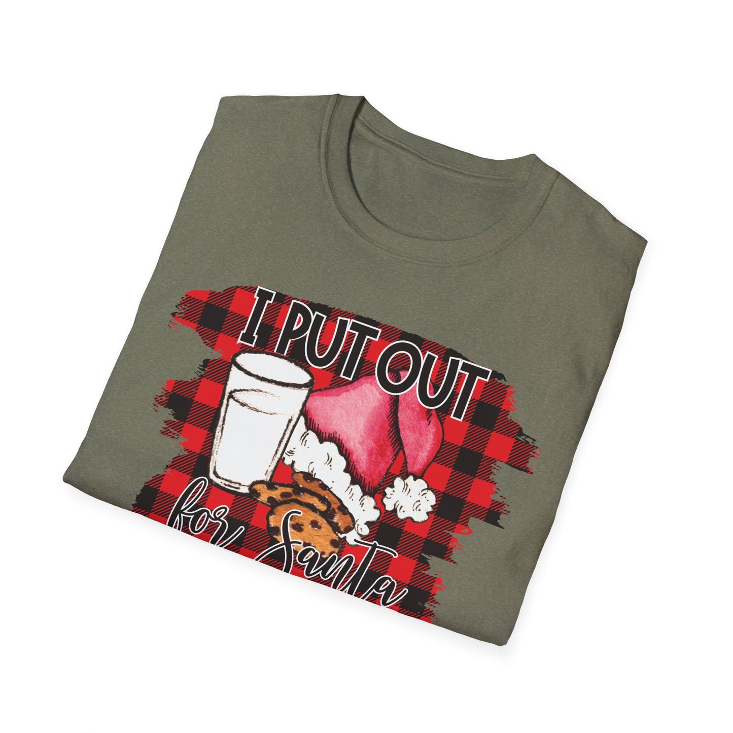 I Put Out For Santa Graphic T-Shirt | Funny Naughty Christmas Tee by Subbin4Sanity