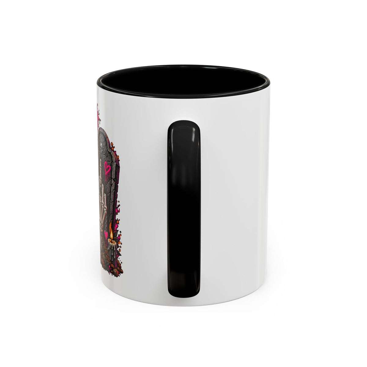 I Buried My Last Fuck Right Here Coffee Mug | Sarcastic Gothic Ceramic Mug by Subbin4Sanity