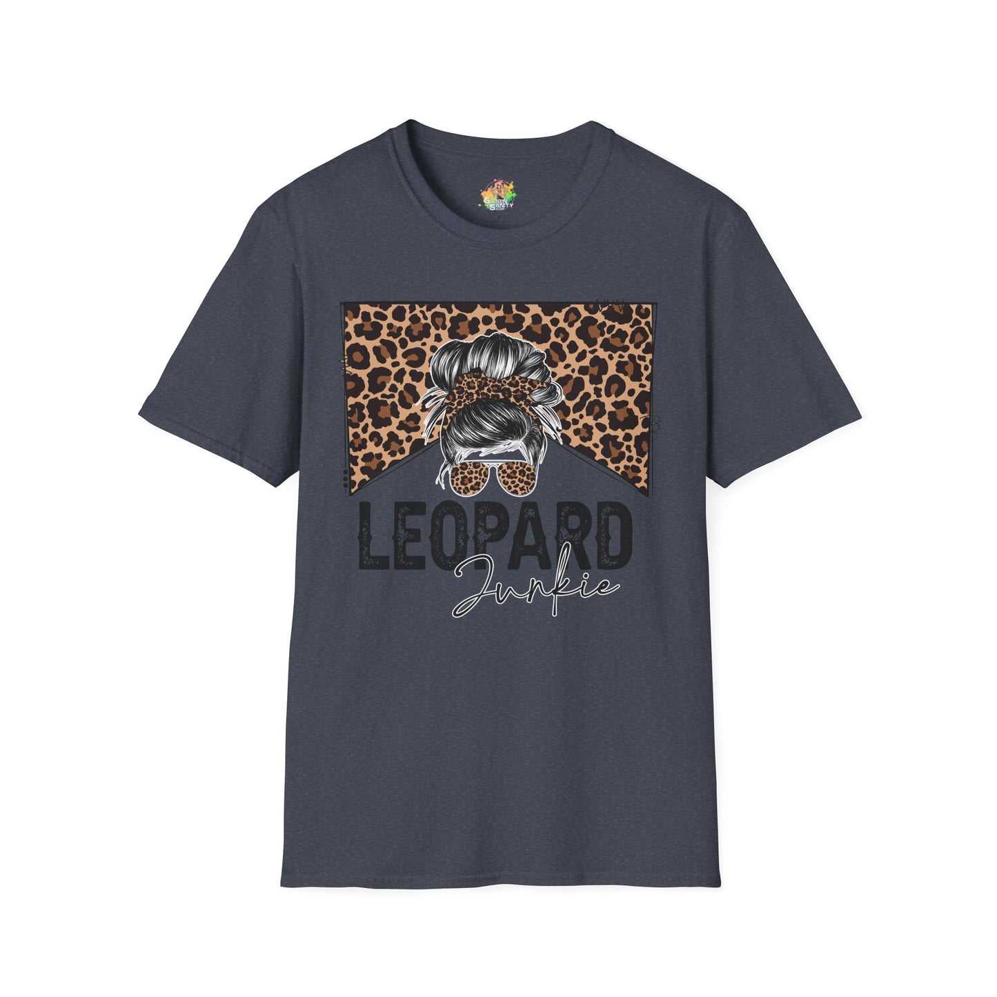 Leopard Junkie Graphic T-Shirt | Retro Bad Girl Statement Tee by Subbin4Sanity