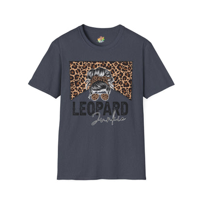 Leopard Junkie Graphic T-Shirt | Retro Bad Girl Statement Tee by Subbin4Sanity