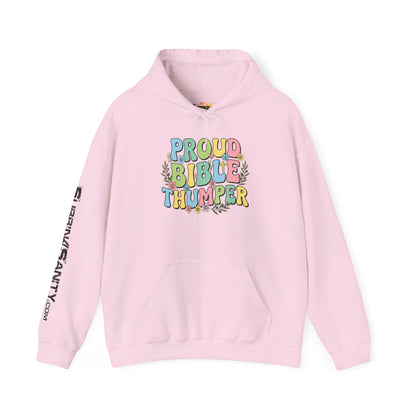 Proud Bible Thumper Multicolor Spring Easter Faith Hoodie