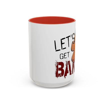 Christmas Coffee Mug, 11oz, "Let's get Baked"