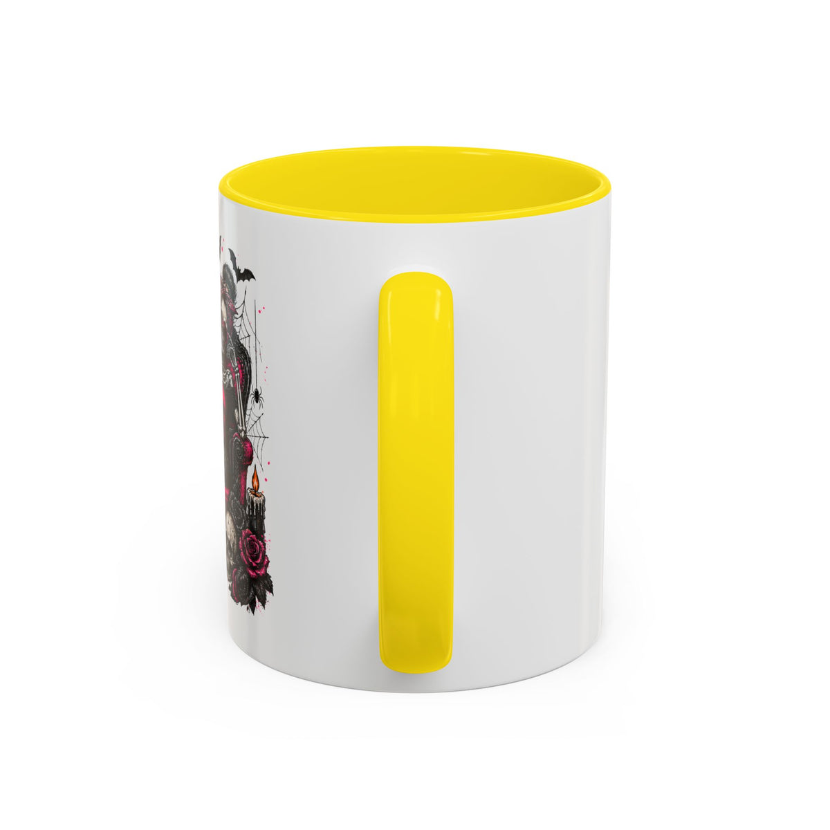 If Karma Needs Help Call Me Coffee Mug | Sarcastic Gothic Ceramic Mug by Subbin4Sanity