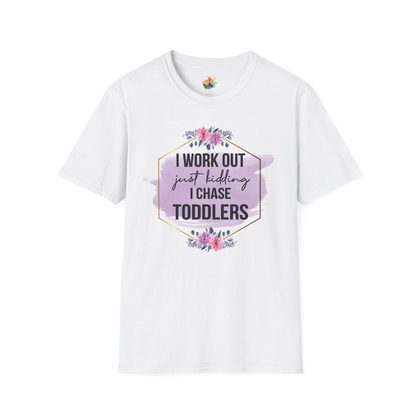 I Chase Toddlers Graphic T-Shirt | Funny Parenting Life Statement Tee by Subbin4Sanity