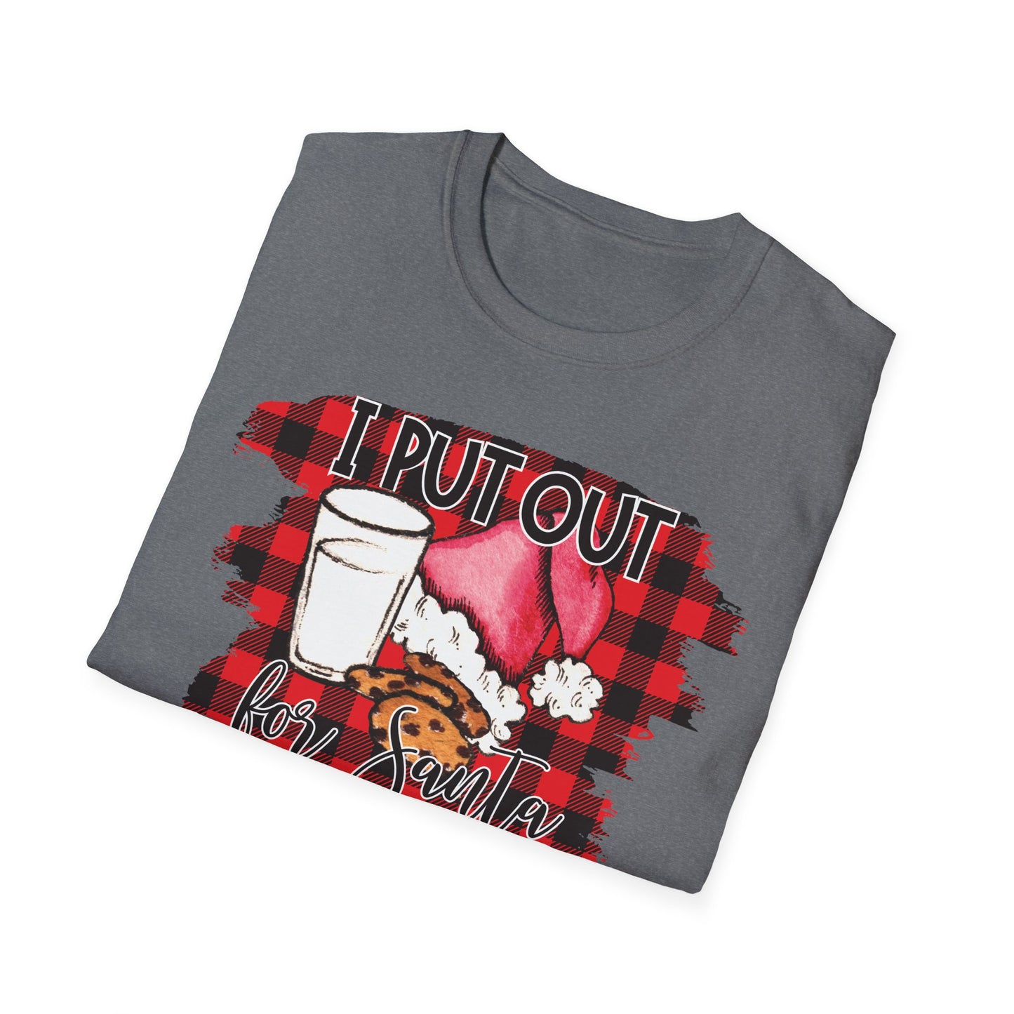 I Put Out For Santa Graphic T-Shirt | Funny Naughty Christmas Tee by Subbin4Sanity
