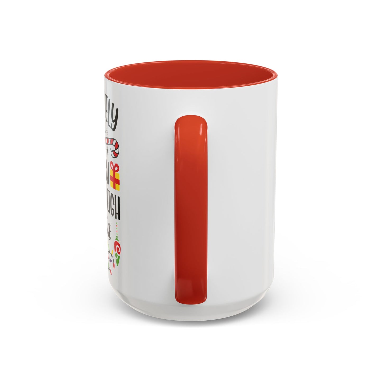 Christmas Coffee Mug, 11oz, "Most likely to crash Santa's sleigh"