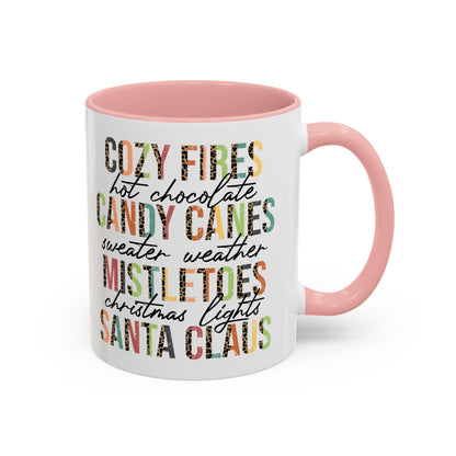 Christmas Coffee Mug, 11oz, Sweater Weather Quote -