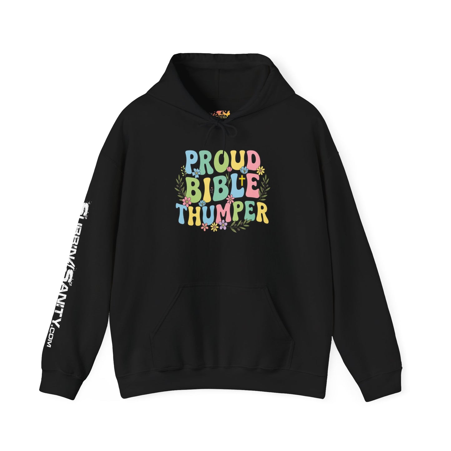 Proud Bible Thumper Multicolor Spring Easter Faith Hoodie