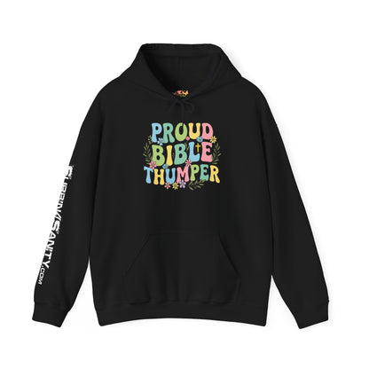 Proud Bible Thumper Multicolor Spring Easter Faith Hoodie