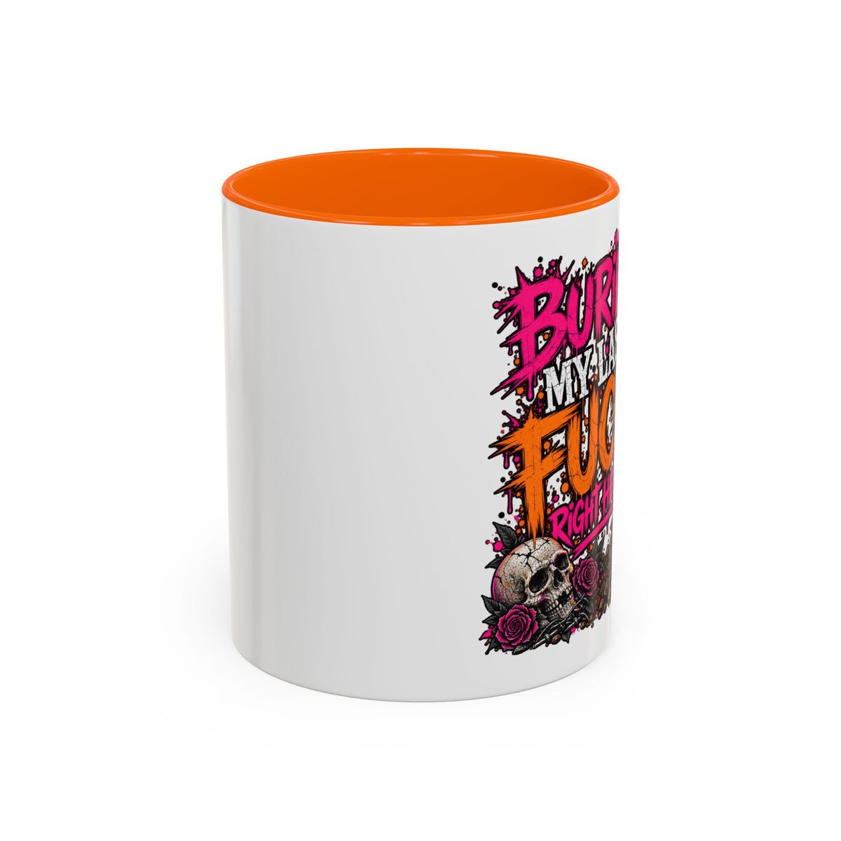 I Buried My Last Fuck Right Here Coffee Mug | Sarcastic Gothic Ceramic Mug by Subbin4Sanity