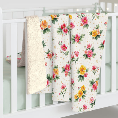 Wildflower Sprinkle Pattern – Splatter Bloom Collection – Original Seamless Design By Subbin4Sanity