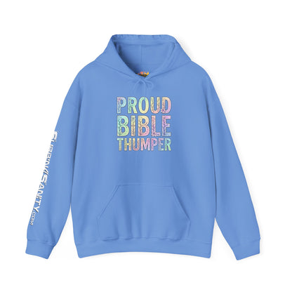 Proud Bible Thumper Pastel Rainbow Easter Faith Hoodie