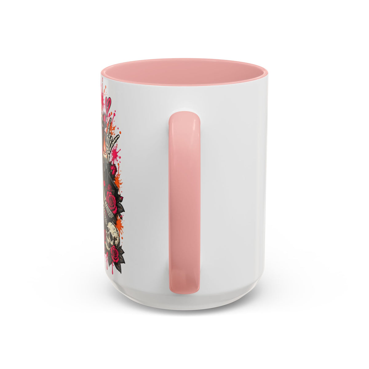 Dead & Unbothered Coffee Mug | Gothic Skeleton Ceramic Mug by Subbin4Sanity