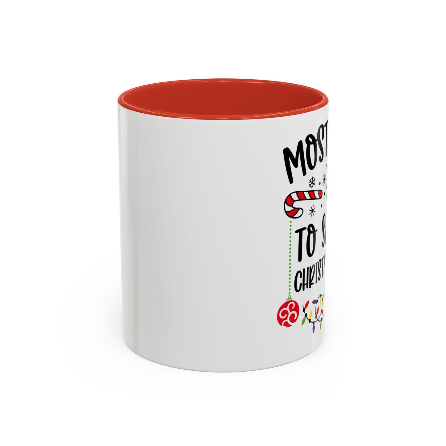 Christmas Coffee Mug, 11oz, "To spread Christmas cheer"