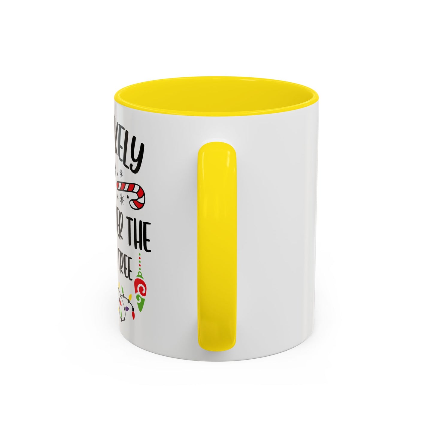 Christmas Coffee Mug, 11oz, "To peak under the Christmas Tree"