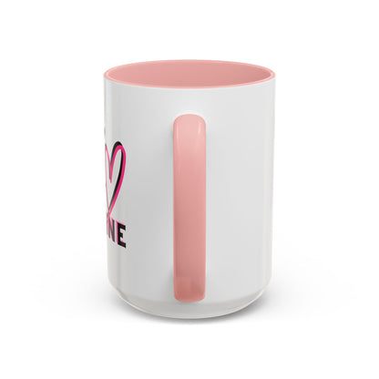 XOXO Valentine Accent Coffee Mug — 11oz & 15oz