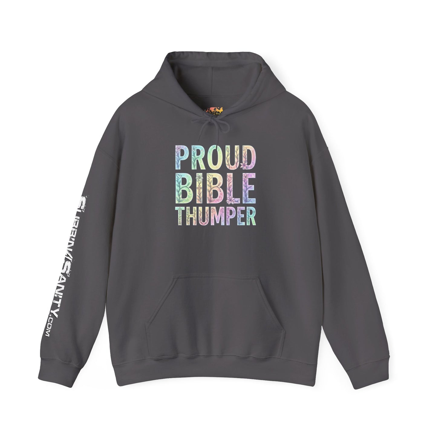 Proud Bible Thumper Pastel Rainbow Easter Faith Hoodie