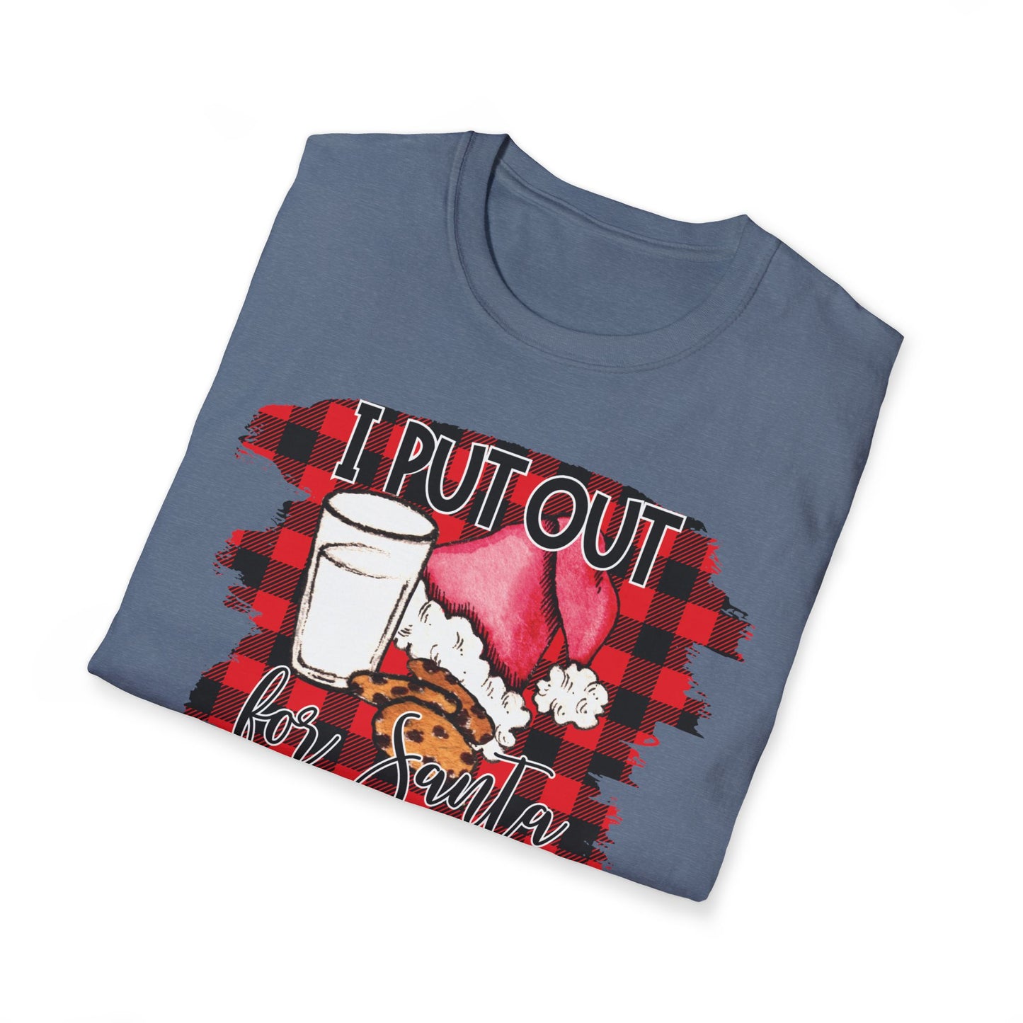 I Put Out For Santa Graphic T-Shirt | Funny Naughty Christmas Tee by Subbin4Sanity