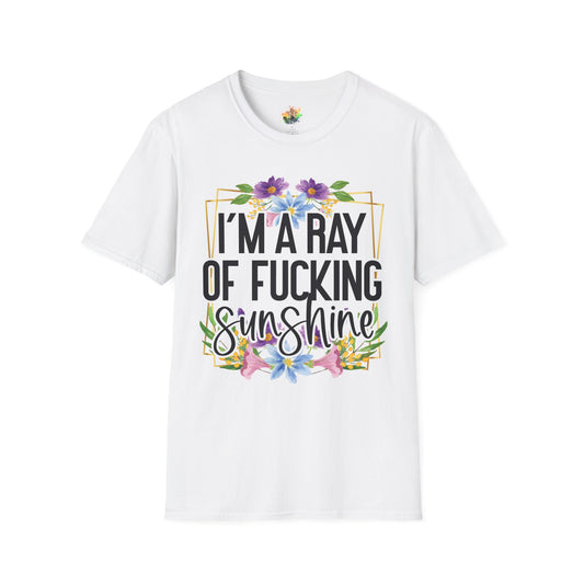 Ray Of Fucking Sunshine Graphic T-Shirt | Funny Bold Attitude Tee by Subbin4Sanity