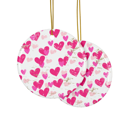Valentines Ceramic Ornament (1pc, 3pcs, 5pcs, 10pcs)