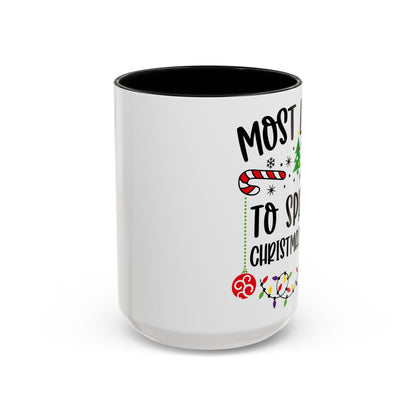 Christmas Coffee Mug, 11oz, "To spread Christmas cheer"
