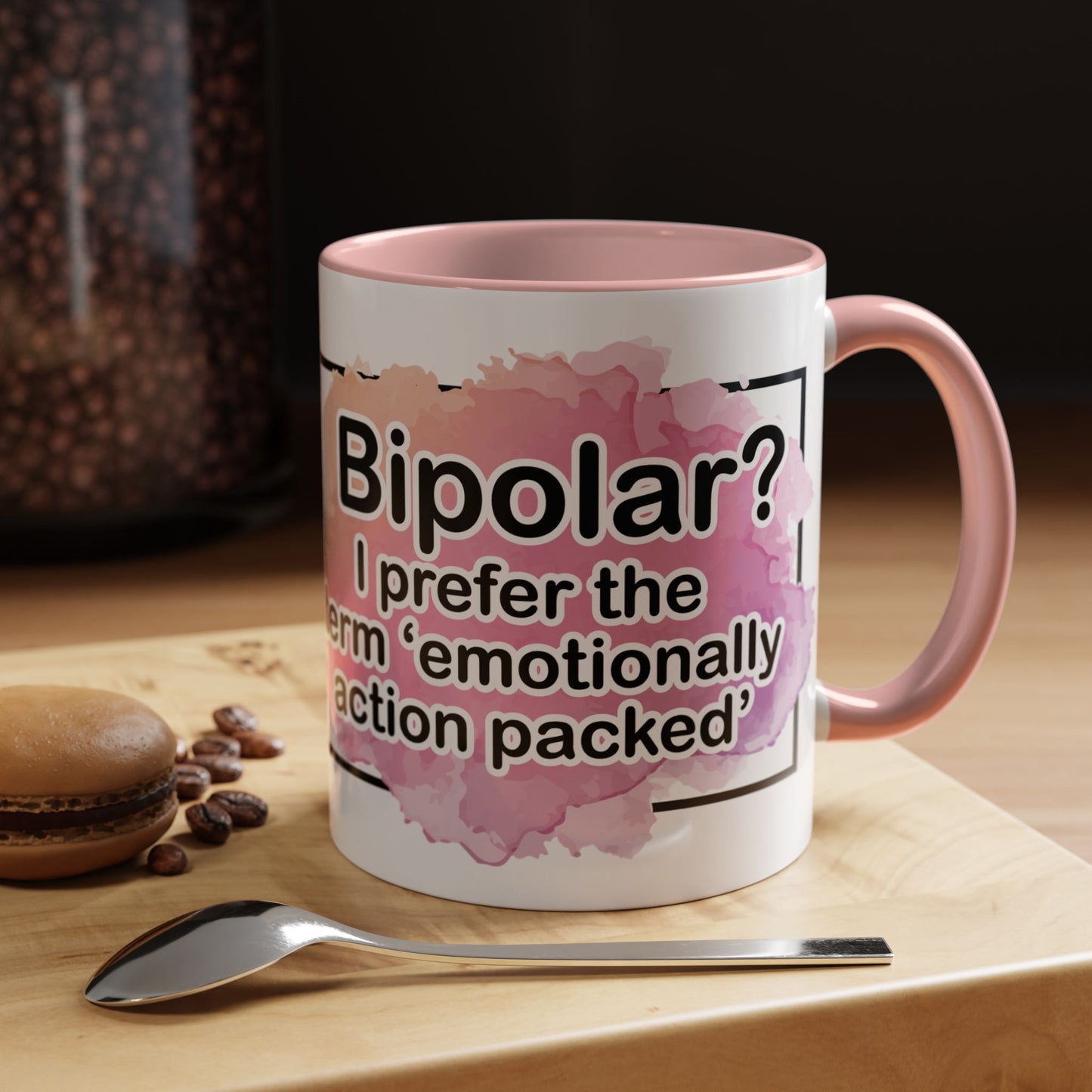 Coffee Mug, 11oz, "Bipolar?"