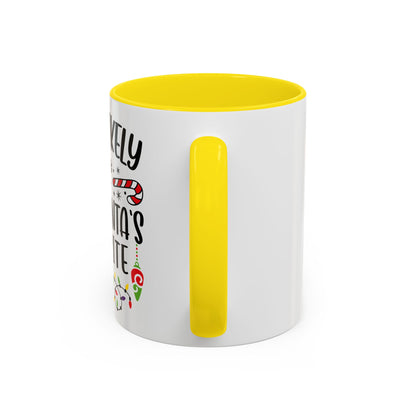 Christmas Coffee Mug, 11oz, "To be Santa's favorite"