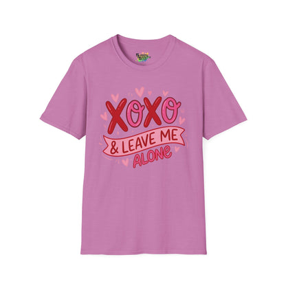 "XOXO & Leave Me Alone" Valentine T-Shirt – Cute Graphic Tee | Unisex Softstyle Valentine’s Day Shirt
